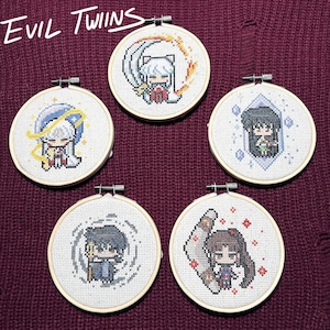 Inuyasha Cross Stitch Patterns - Digital PDF Download