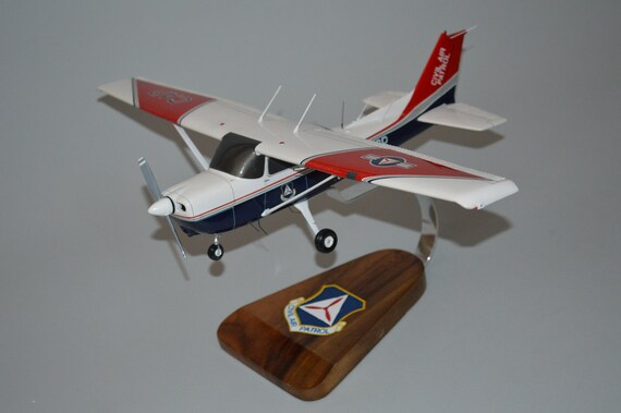 Cessna 172 Skyhawk Civil Air Patrol CAP Hand Carved and Hand