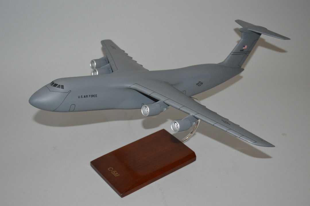 ロッキード C-5 M C-5 スーパーギャラクシー USAF 航空機 手彫り