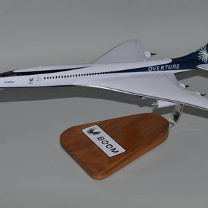 Maquette Avion Concorde - United Air Lines - Échelle 1:200 - Inflight - Métal - Neuf
