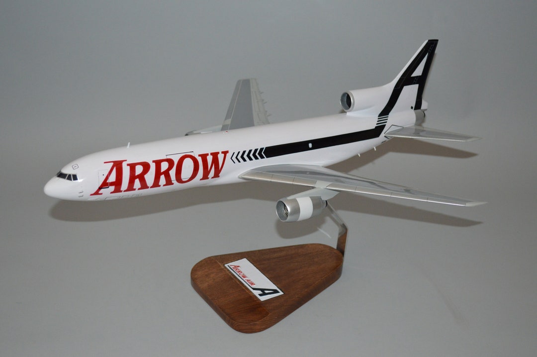 Lockheed L-1011 Tristar ARROW Airlines Aircraft Hand Carved and Painted ...