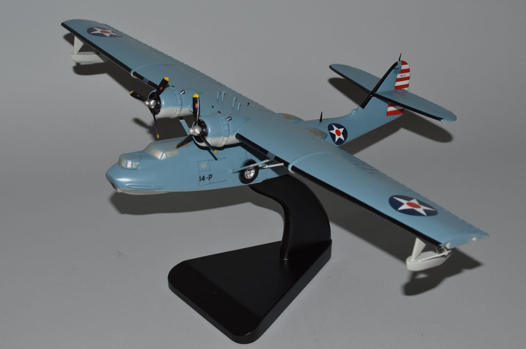 Consolidated PBY Catalina Pearl Harbor Airplane Model Hand Carved ...