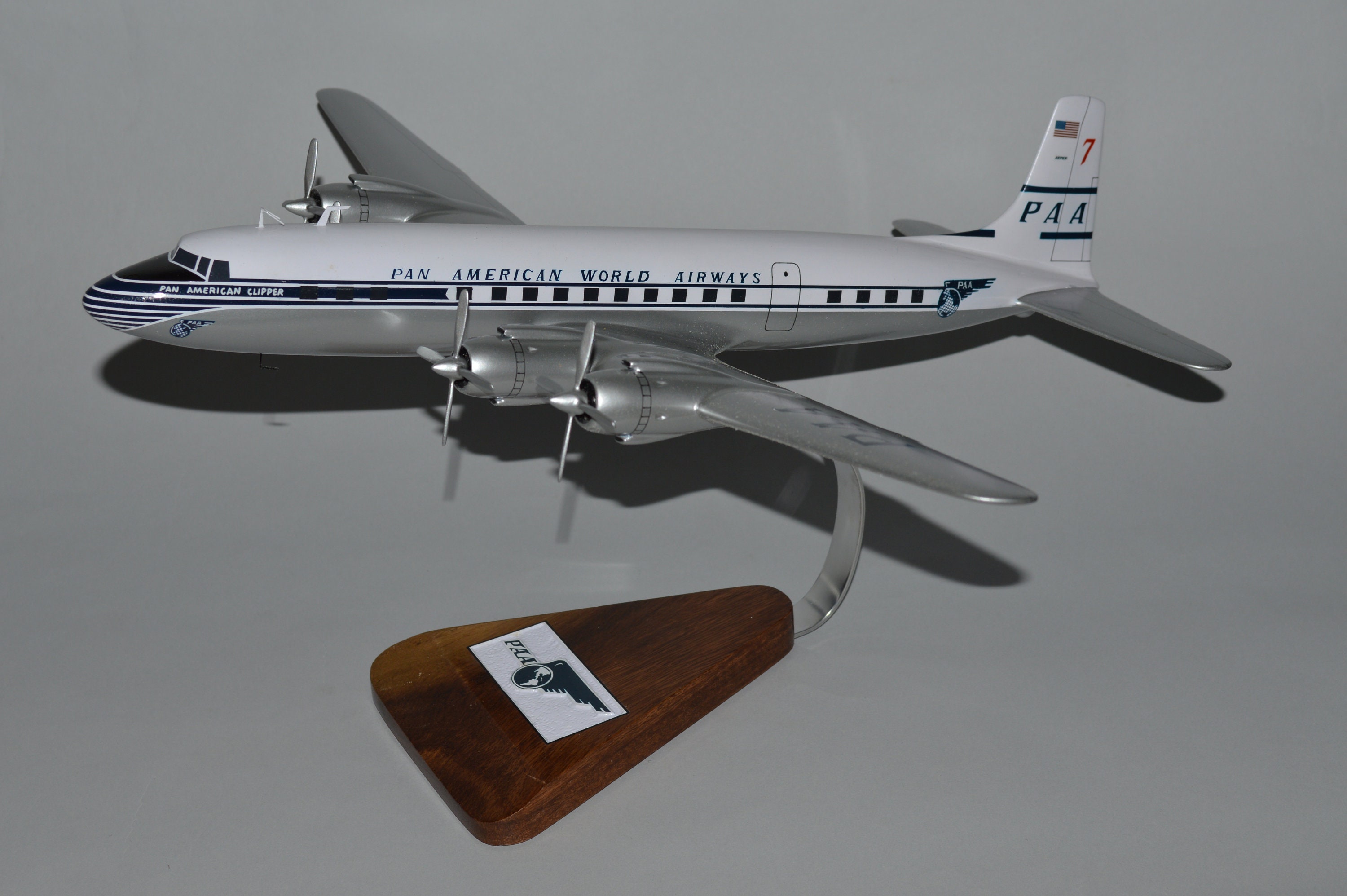 Douglas DC-7 Pan American Airlines Pan Am Airplane Model