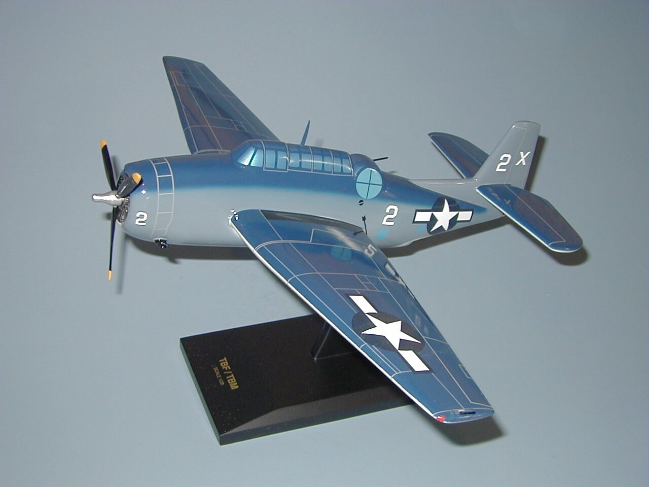 Tbm Model Display Grumman TBM Avenger Navy Torpedo Bomber Airplane Model Hand Carved ...