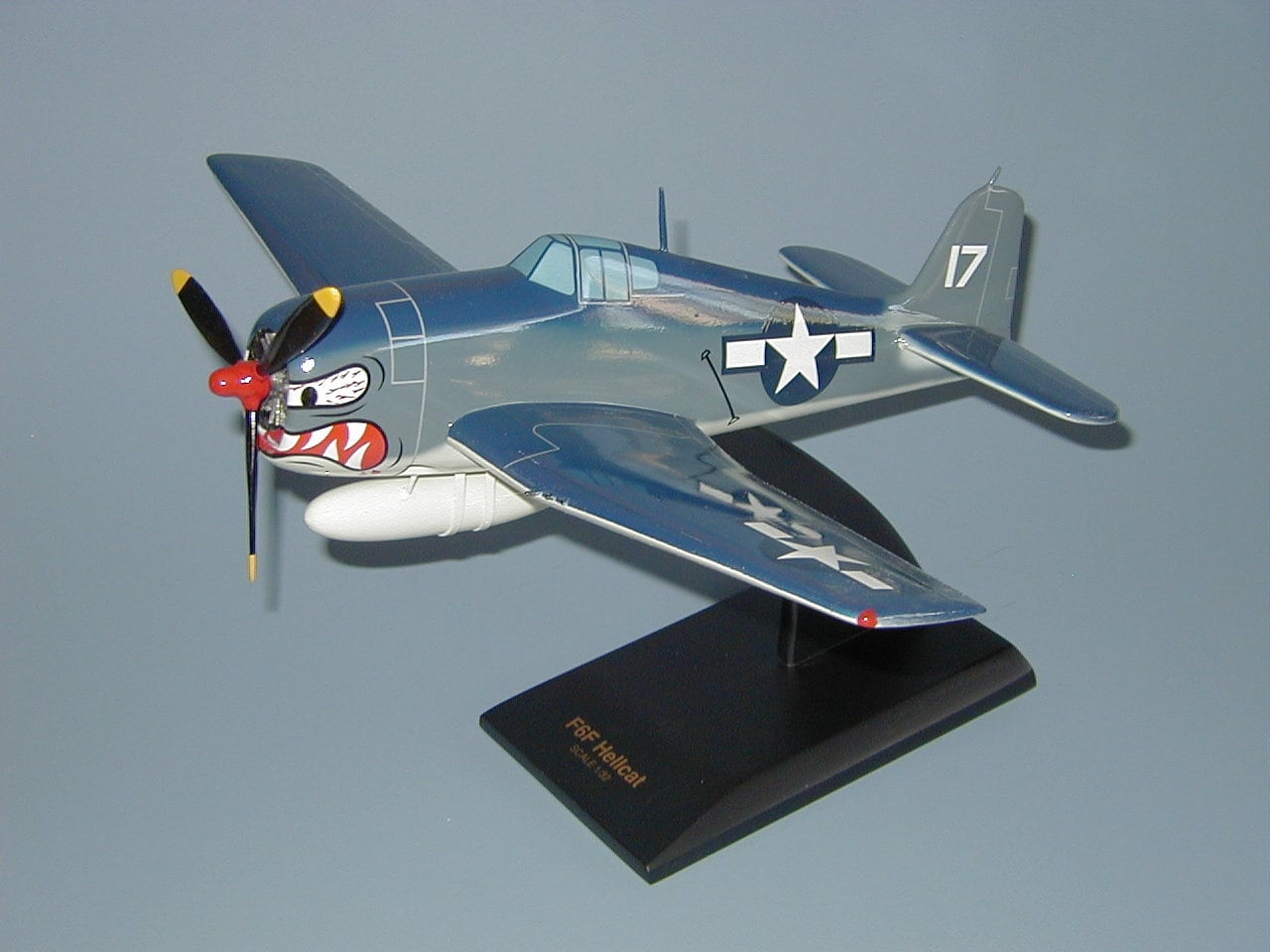 Grumman F6F Hellcat US Navy Carrier Borne Fighter Airplane Model