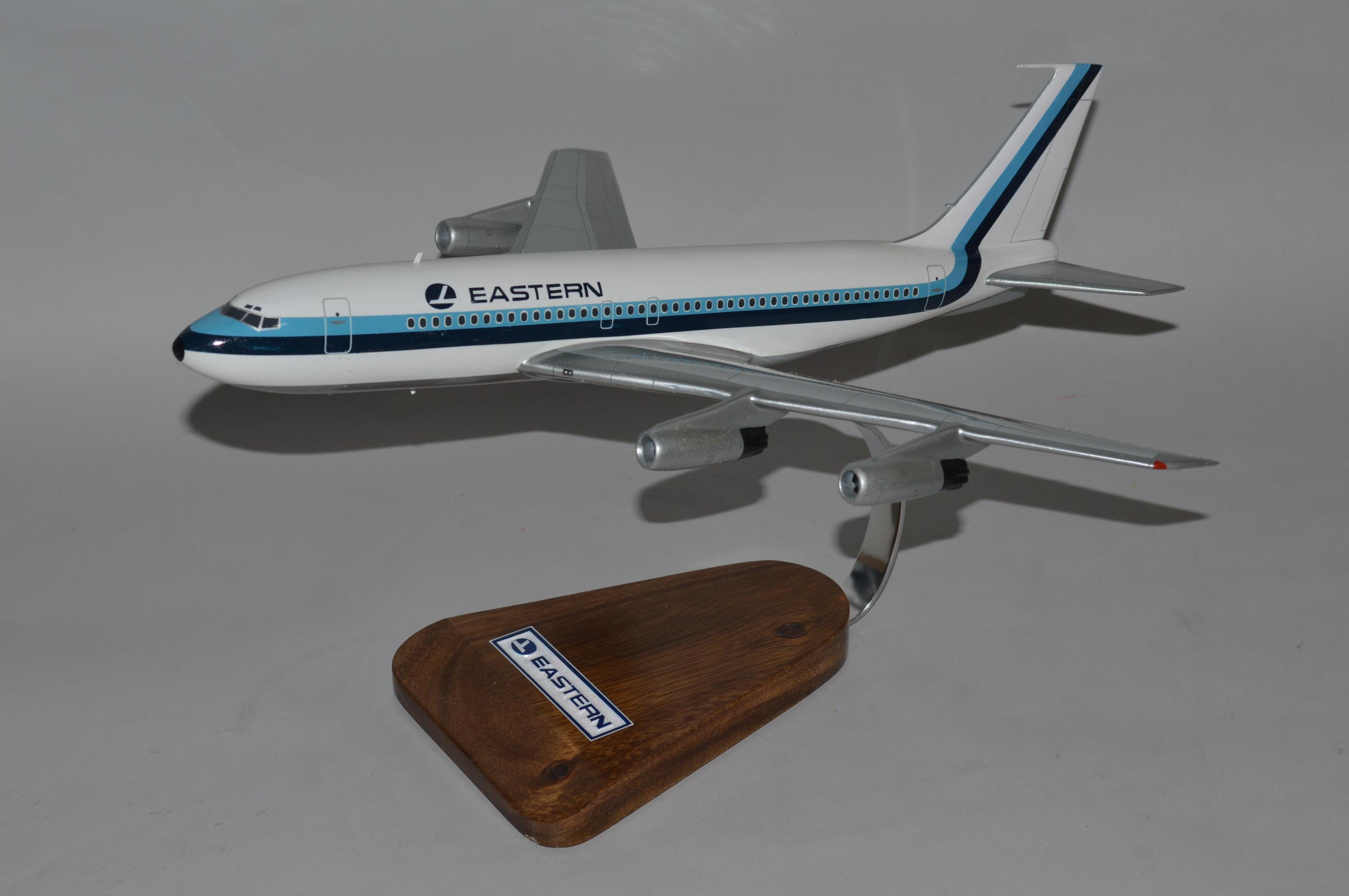 Eastern 720 Boeing 720 B720 Eastern Airlines Model Hand Carved Mahogany Wood ...