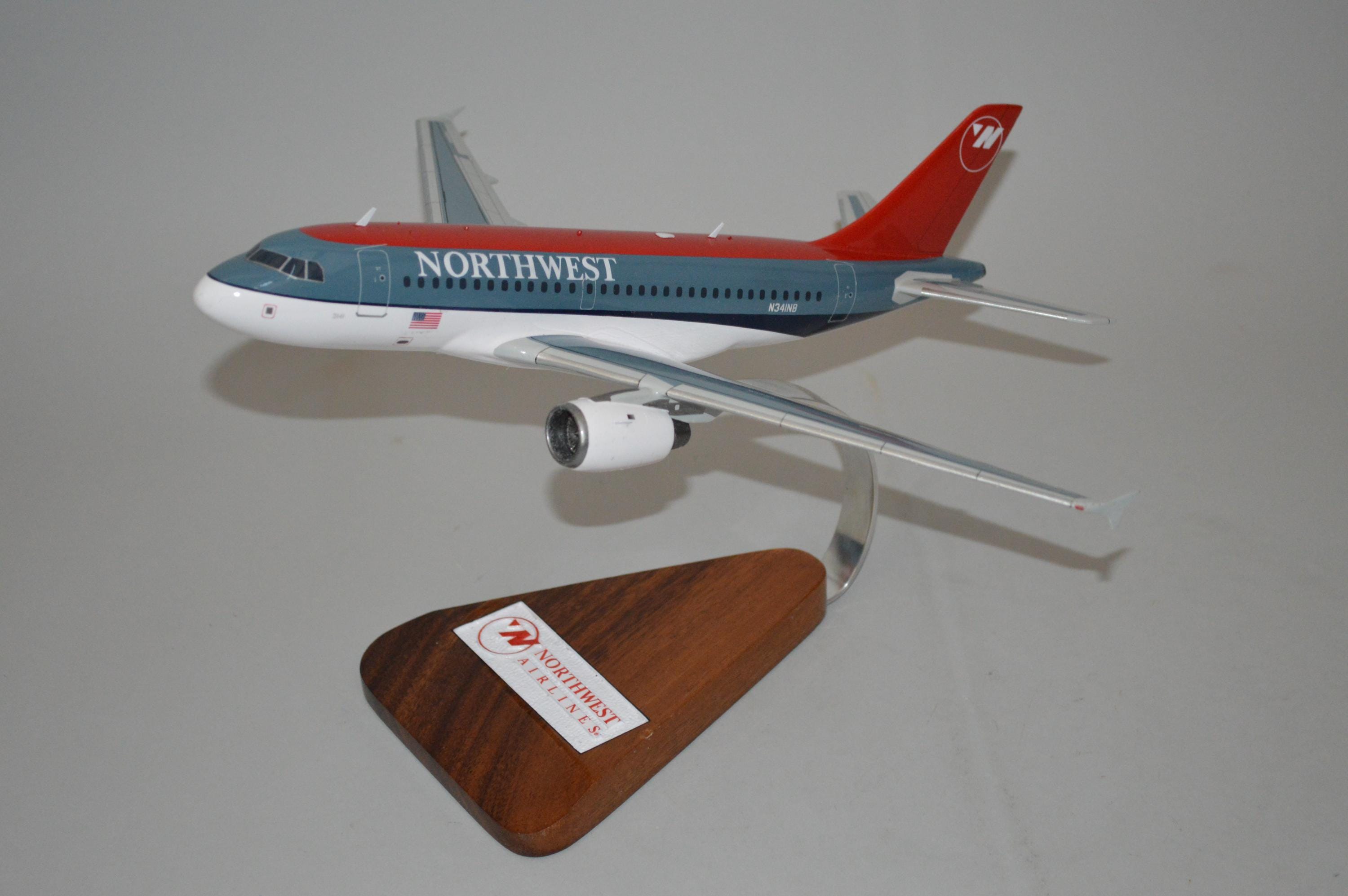 Northwest Airlines Model - Etsy