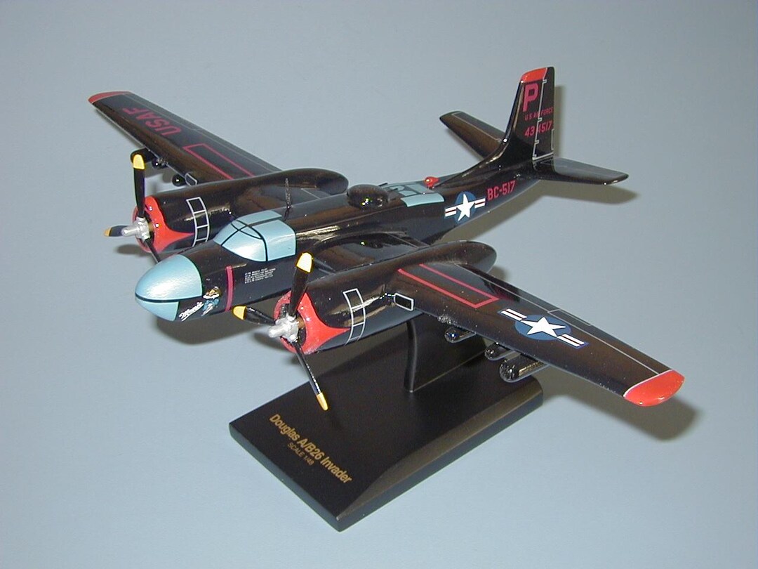 Douglas A-26 Invader WWII Attack Aircraft Airplane Model Hand