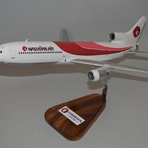 Hawaiian Airlines Lockheed L-1011 Tristar Airliner Aircraft Hand