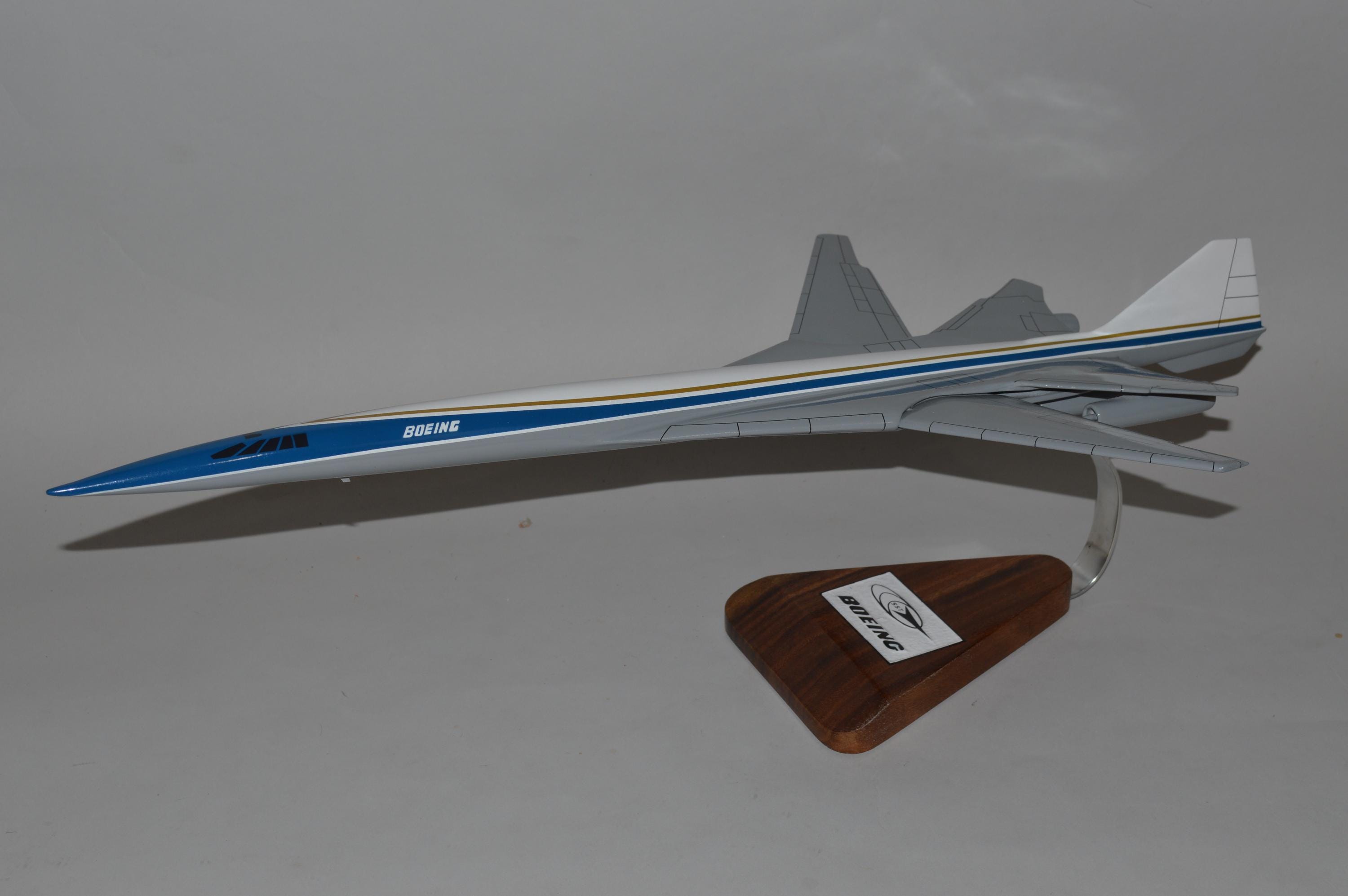 B2707 Boeing 2707 B2707 SST Concept Supersonice Airplane Model Handmade and ...