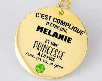 Girls Collier Moi Et Toi Amour Cadeau Pour Femme Gold Plated Necklace Homme Pendants