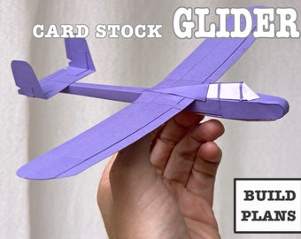 Twin Tail Card Stock Glider—Plans and Instructions (PDF raster files)
