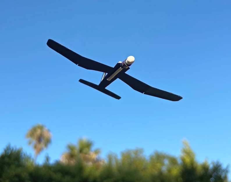 Cotton Swab Micro Glider Plans PDF Raster Files Etsy