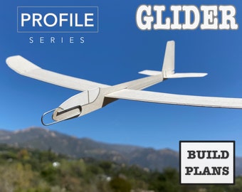 Card Stock Sailplane Plans and Instructions (PDF raster files)