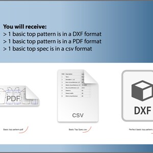 Basic Top Pattern Block Long Sleeve for Clo3d/ai - Etsy