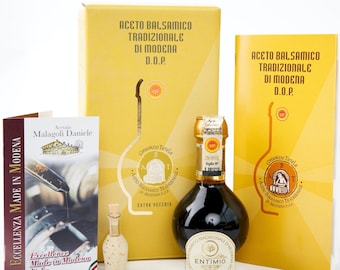 Entimio Extra Vecchio | Traditional Modena Balsamic Vinegar DOP Aged +25 Years | 3.4 fl oz