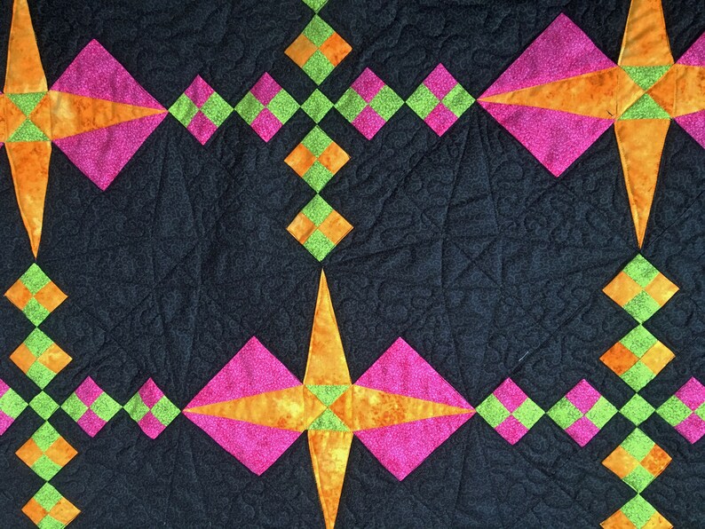 PATTERN: NEON Crossed Canoes for Accuquilt - Etsy