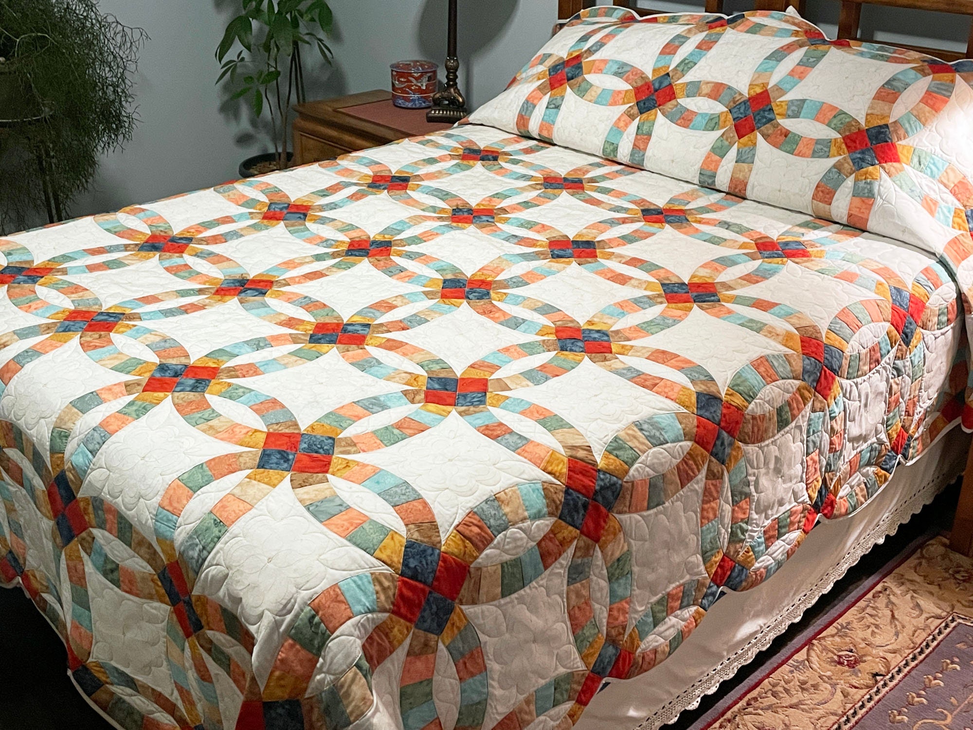 PATTERN Double Wedding Ring Quilt Pattern. Complete Etsy PATTERN Double Wedding Ring Quilt Pattern. Complete Etsy