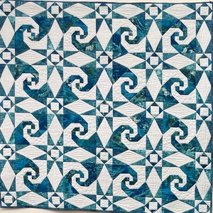 MUSTER - SnailsStorm Quilt Anleitung. Vollständige Anweisungen, um dieses Design mit den CocoQuilt-Stanzformen herzustellen.