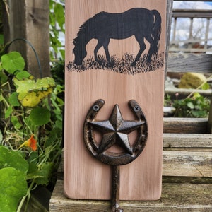 HORSE BRIDLE RACK, Horse Bridle Hanger, Coat/Hat Rack, Horse Halter Rack, Horse Halter Holder