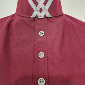 Burgundy Hunt Dickie, Huntseat Dickie, Saddleseat Attire, Equestrian Rider ~ KlipKlopKreations