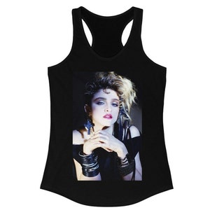 Madonna Lucky Star SLIMFIT Unisex FAST SHIP Racerback Tank Top/80s Madonna/Madonna Tank Tops