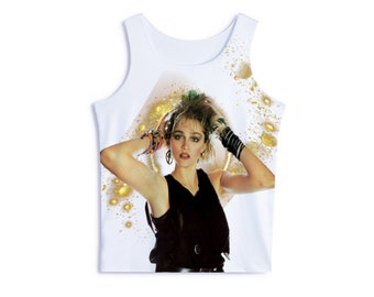 Madonna Kabbalah 2004 Tour Girls Juniors White Tank Top Shirt New Official NOS Madonna Kabbalah 2004 Tour Girls Juniors White Tank Top Shirt New Official NOS