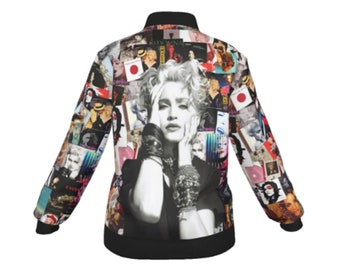 80s Madonna Collage Bomber Jacket/Madonna Jacket - For Men or Women!