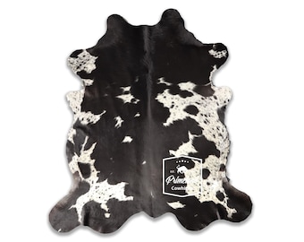 Brown and White, High Quality Cowhide Rug, Hair on Hide, Koeienhuid, Kuhfell Teppich, 7,0 Ft x 6,5 Ft, Code: DR20