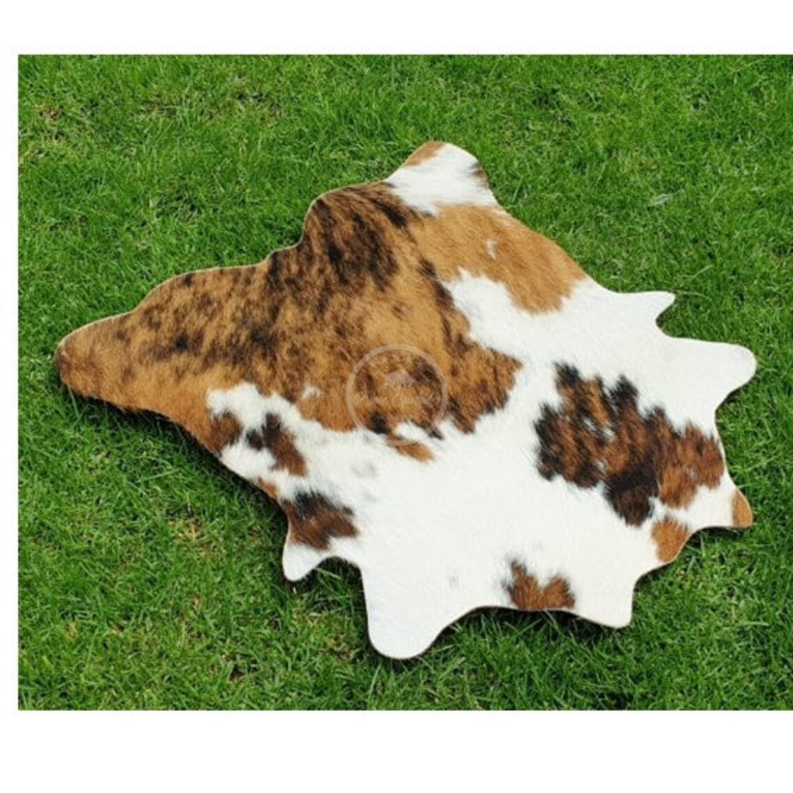 Tricolor Mini Cowhide Rug High Quality Cowhide Rug Hair on Etsy