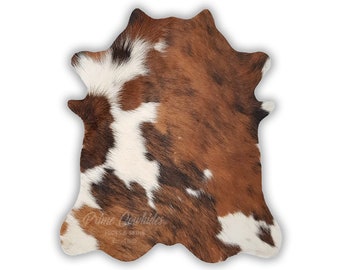 Tricolor Mini Cowhide Rug, High Quality Cowhide Rug, Hair on Hide, Koeienhuid, Kuhfell Teppich, Peau de vache