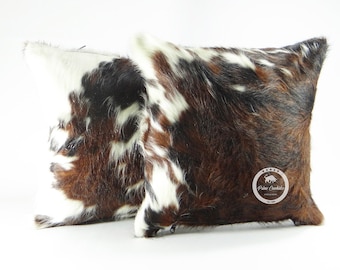genuine cowhide pillows