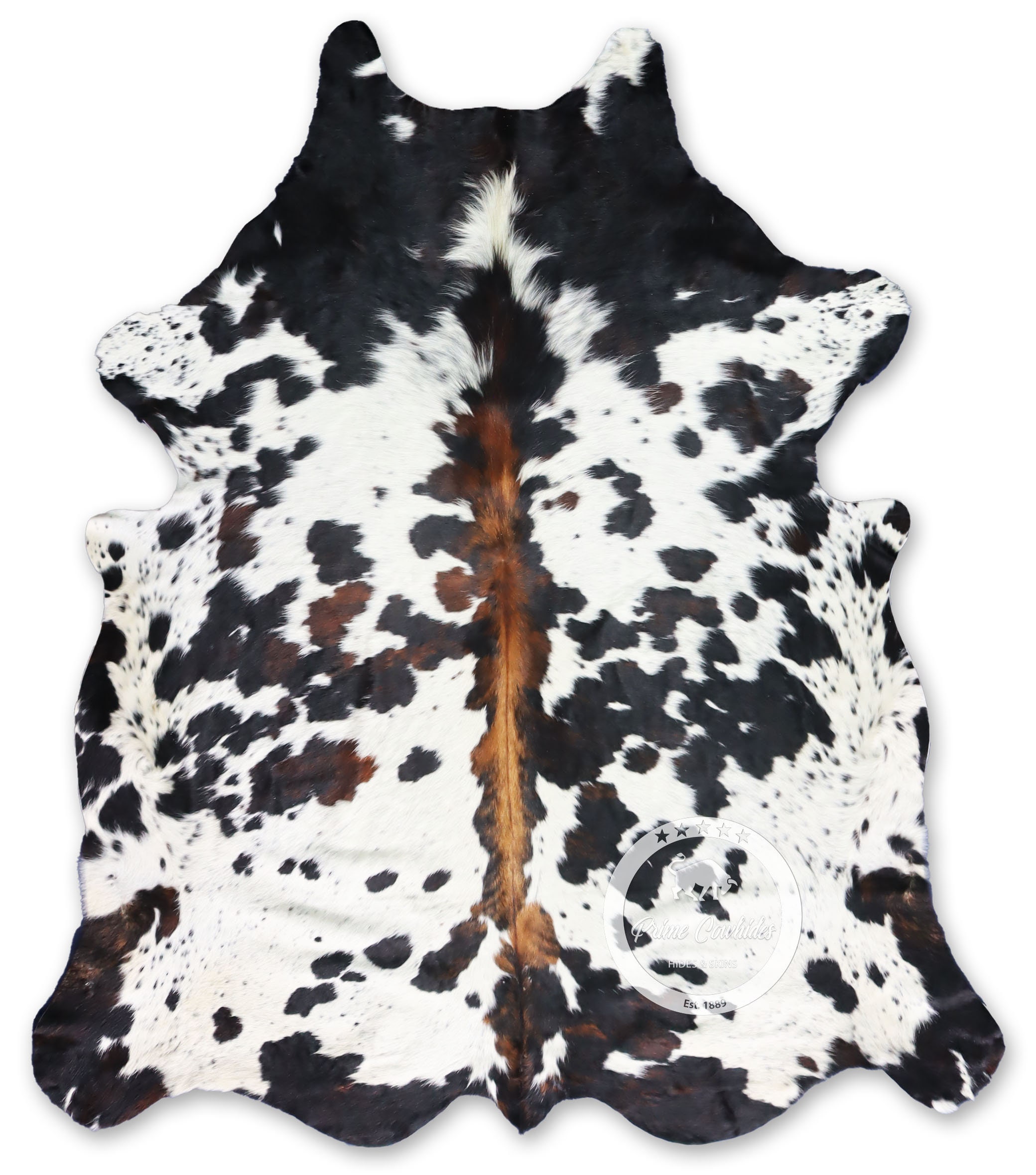 Tricolor Speckled Cowhide Rug Hair on Hide Cow Skin Rug Etsy