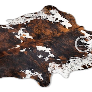 Tricolor High Quality Cowhide Rug, Hair on Hide, Koeienhuid, Kuhfell Teppich, Peau de vache Sizes: M L XL Jumbo image 4