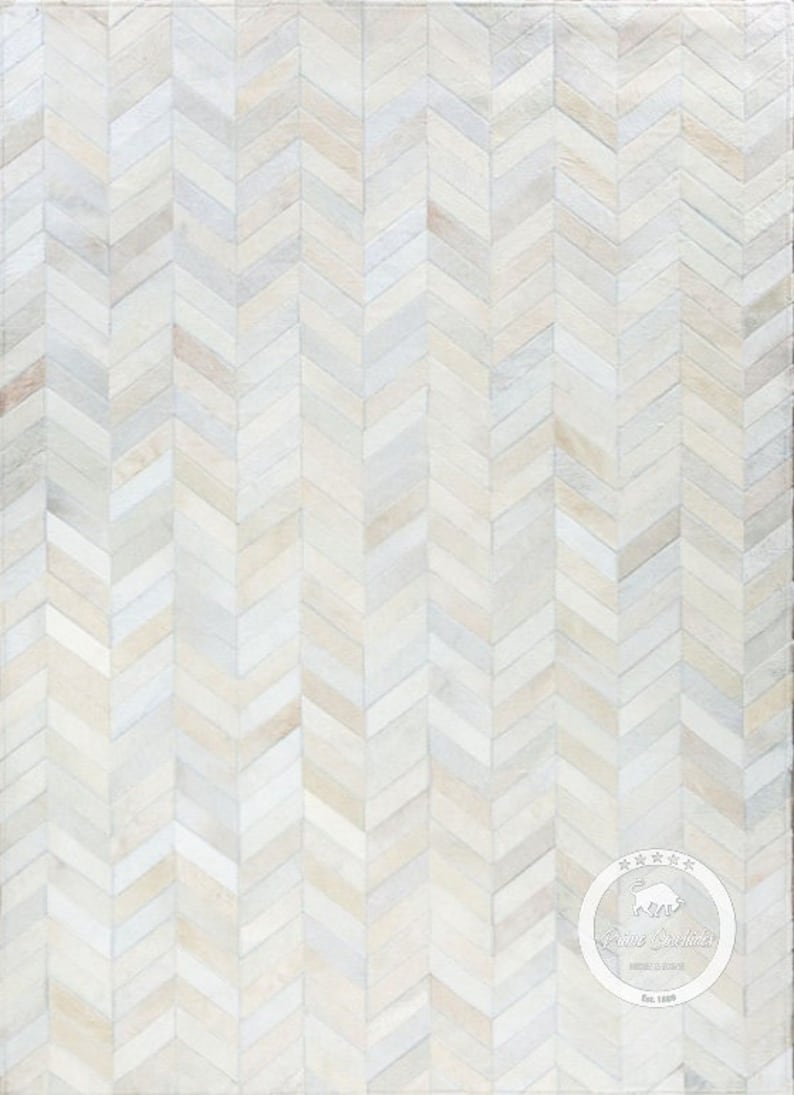 Patchwork Cowhide Rugs Chevron Patchwork Cowhide Rug off Etsy