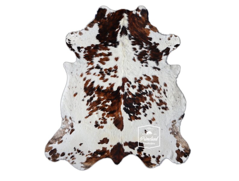 Tricolor, High Quality Cowhide Rug, Hair on Hide, Koeienhuid, Kuhfell