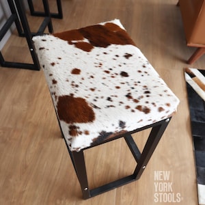 SOHO-pall i kohud | Bänkpall i kohud | Lyxig barpall i kohud | Rektangulär dyna | Höjd: (M) (L) (XL) bild 5