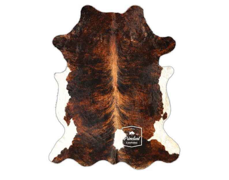 Tricolor, High Quality Cowhide Rug, Hair on Hide, Koeienhuid, Kuhfell