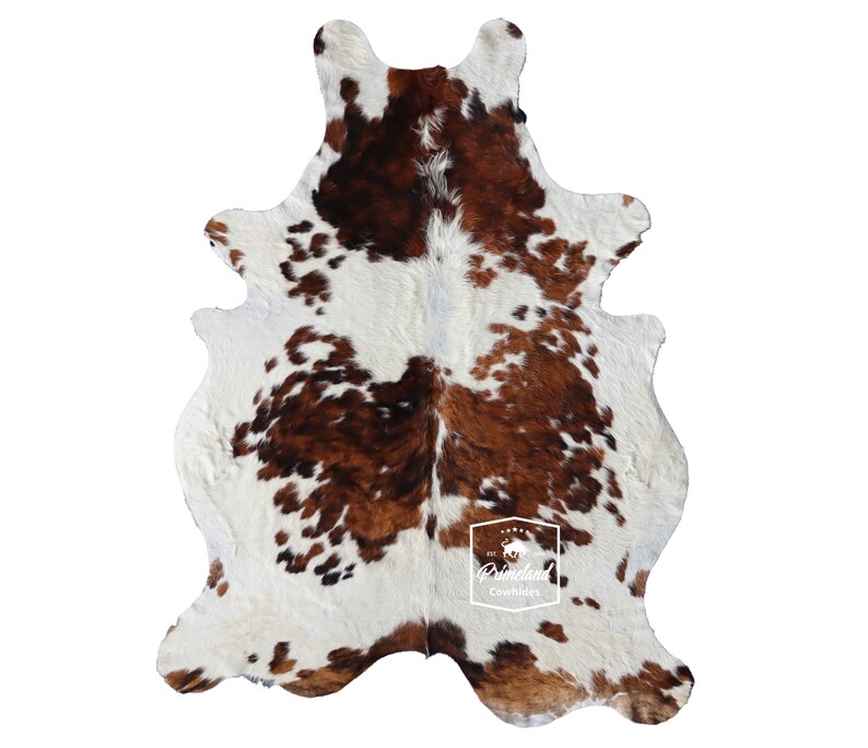 Tricolor, High Quality Cowhide Rug, Hair on Hide, Koeienhuid, Kuhfell