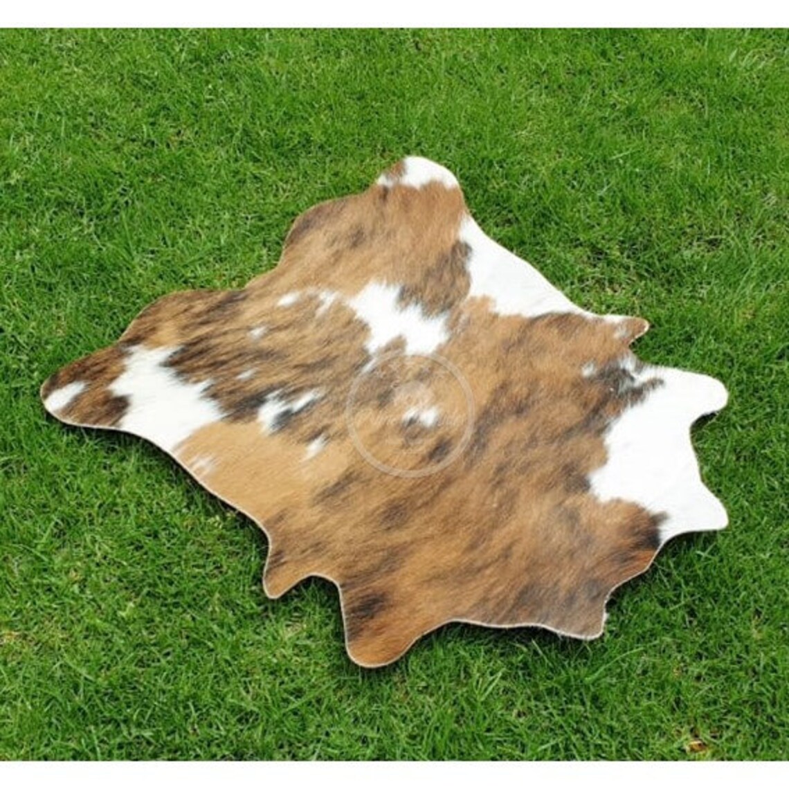 Tricolor Mini Cowhide Rug High Quality Cowhide Rug Hair on Etsy