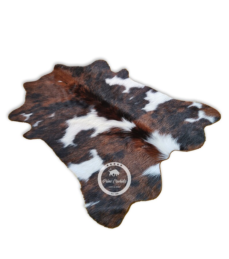 Tricolor Mini Cowhide Rug High Quality Cowhide Rug Hair on Etsy