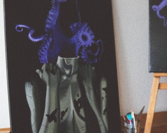 Original Oil Painting on Canvas - &#39;Broken Side&#39; by Che Hojas