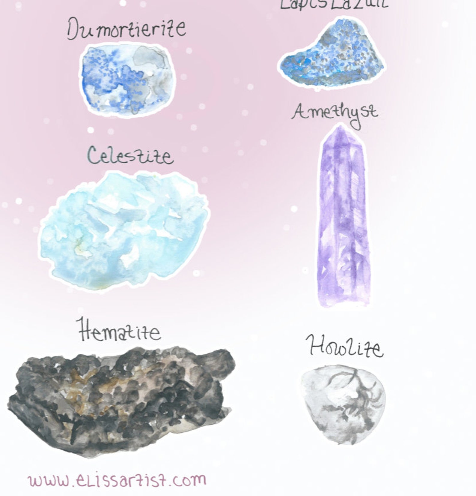 Green crystal chart Crystal Vibration Frequency Chart Etsy