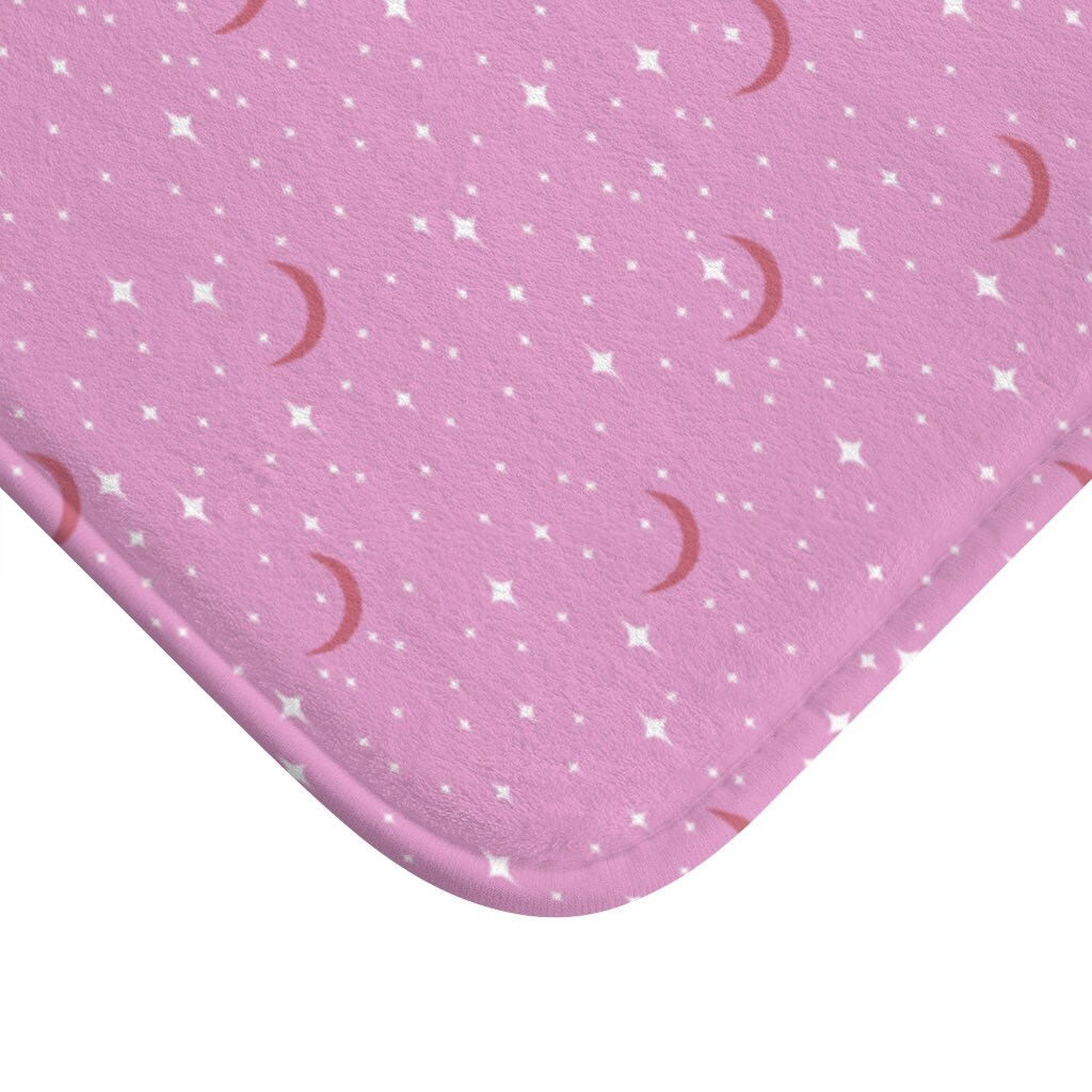 Stars and Moons Bath Mat Bohemian Bath Mat Boho Bath Mat Etsy