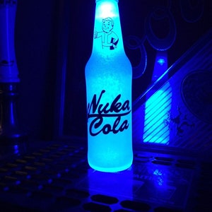 Pick from 7 Nuka Cola Quantum Fallout 12 oz Zombie Perk Bottle Light LED Bar Man Cave