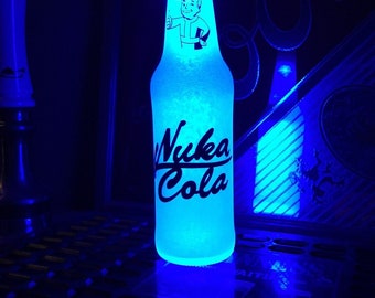 Pick from 7 Nuka Cola Quantum Fallout 12 oz Zombie Perk Bottle Light LED Bar Man Cave
