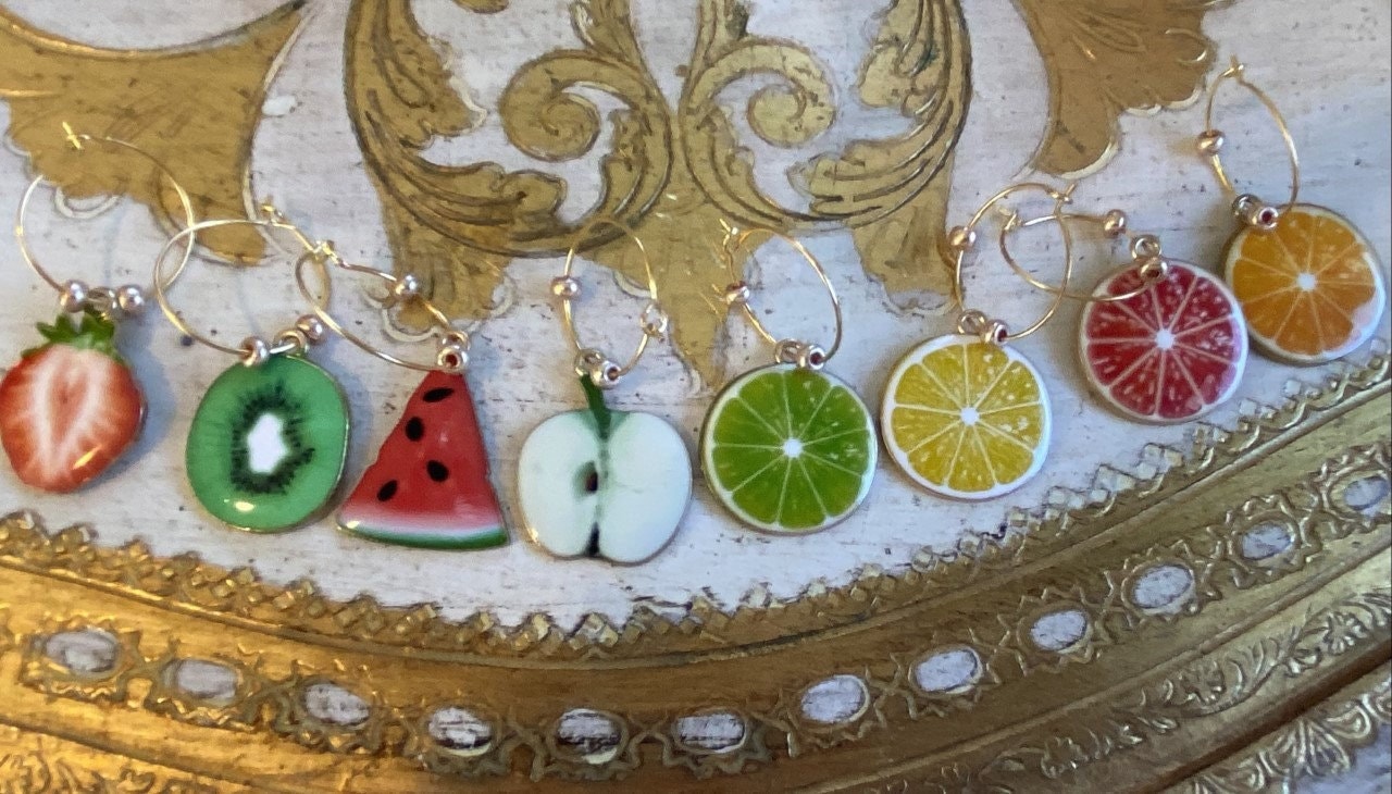 Vintage Glass Fruit and Veggie Charms – The Bead Shop