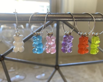Gummy Bear Wine Charm 6 pack