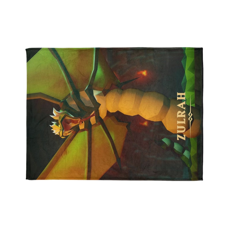 Osrs Zulrah Soft Polyester Blanket Runescape Gifts OSRS Etsy