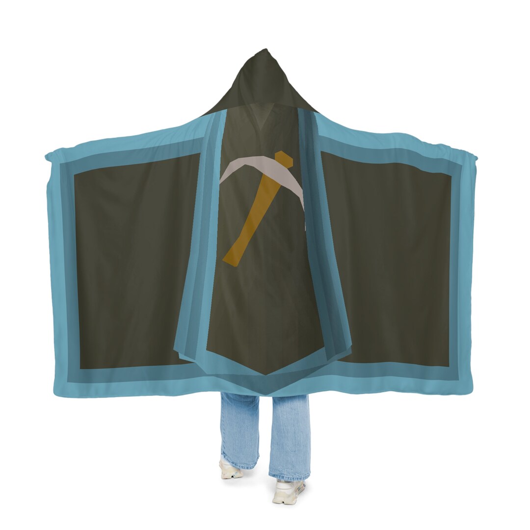 Osrs Mining Skillcape Snuggle Blanket Old School Runescape Etsy